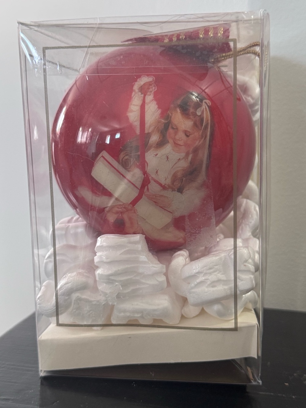 Vintage Donald Zolan Collection Christmas Ornament Red Ball Tomorrow-Today NIB